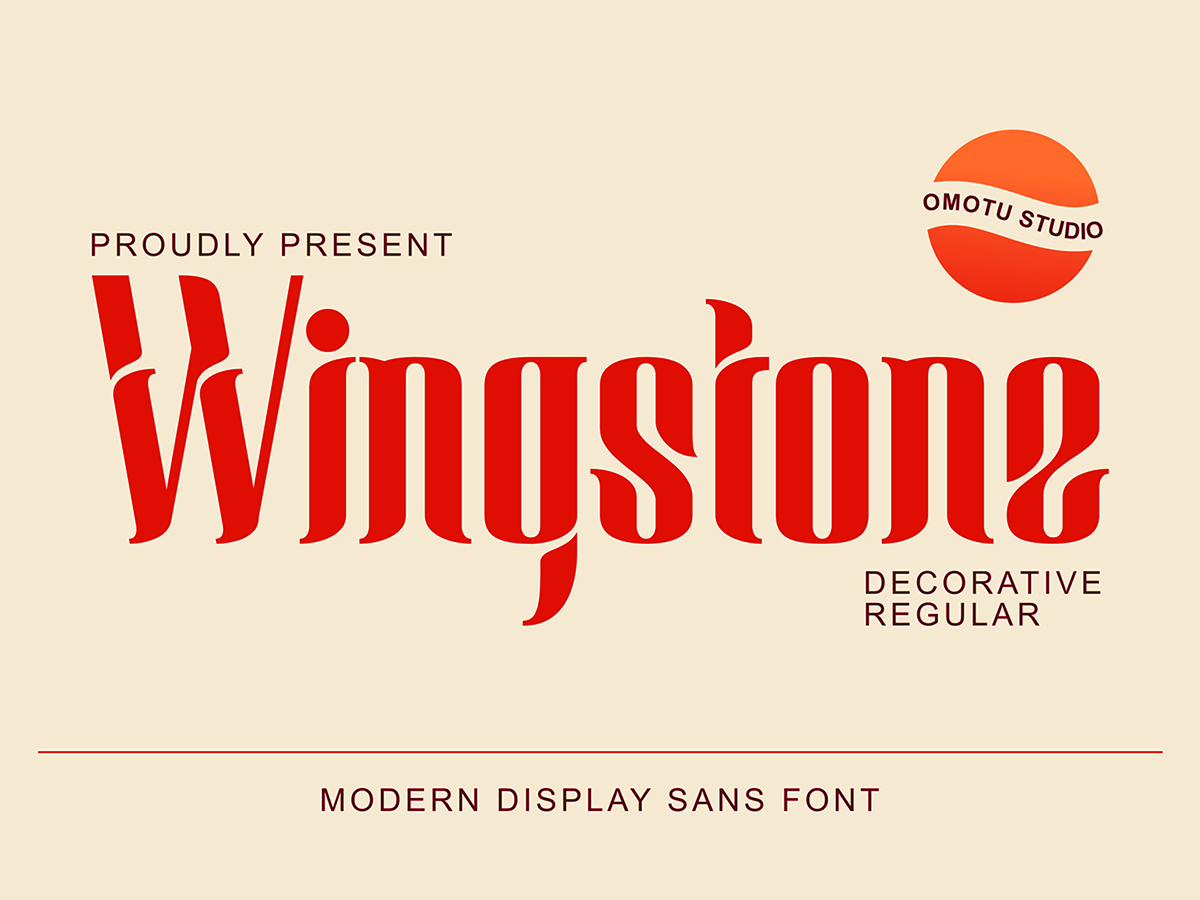 Elegant Sans Serif Font - Wingstone