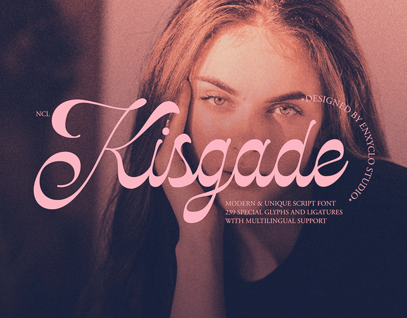 Elegant Script Font - Kisgade
