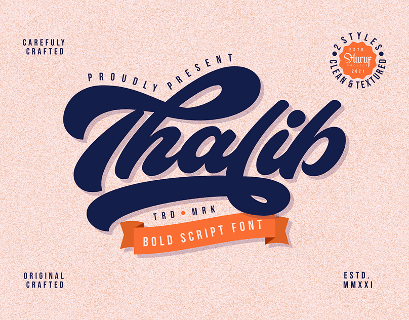 Elegant Script Font - Thalib