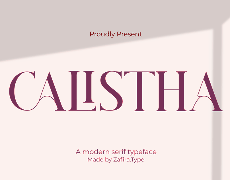 Elegant Serif Font - Calistha