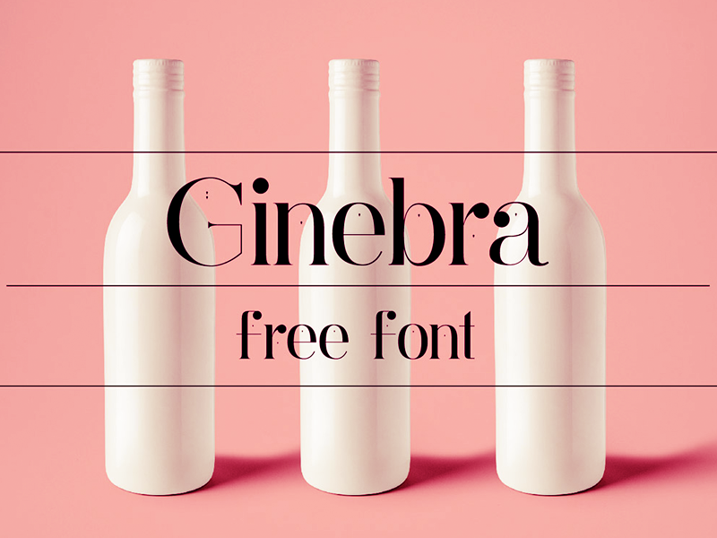 Elegant Serif Font - Ginebra