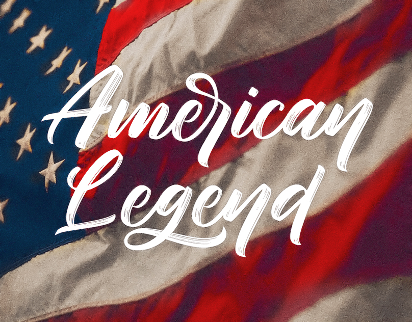 American Legend Modern Script | Thanksgiving Font