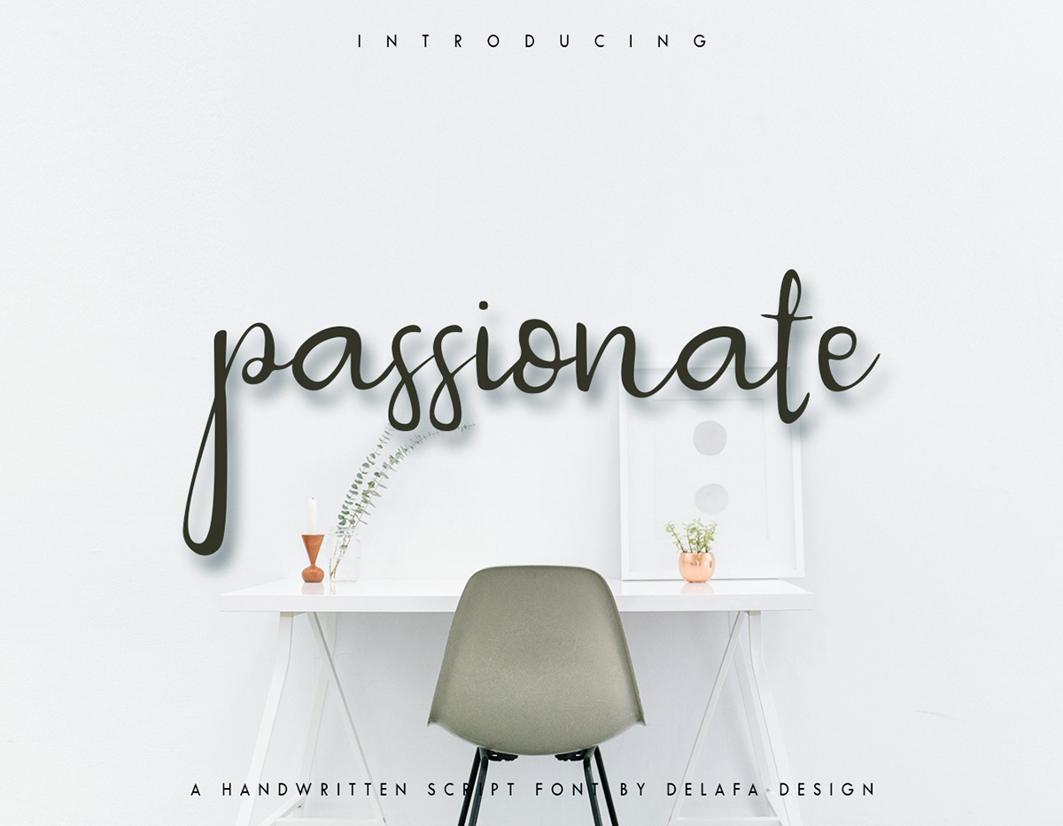 Passionate Elegant Script Font