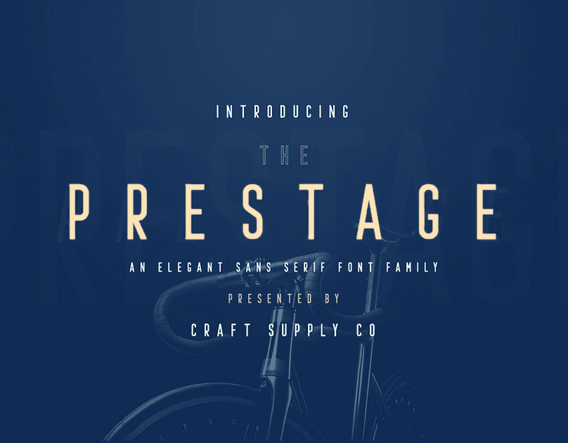 Prestage Elegant Sans Serif Font