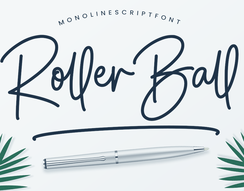 Roller Ball Font | Thanksgiving Font