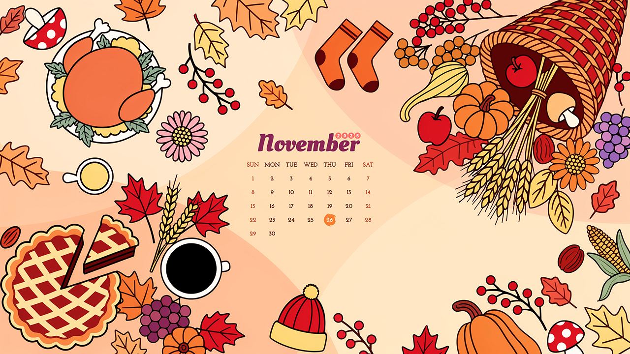 2026 Aesthetic November Wallpaper
