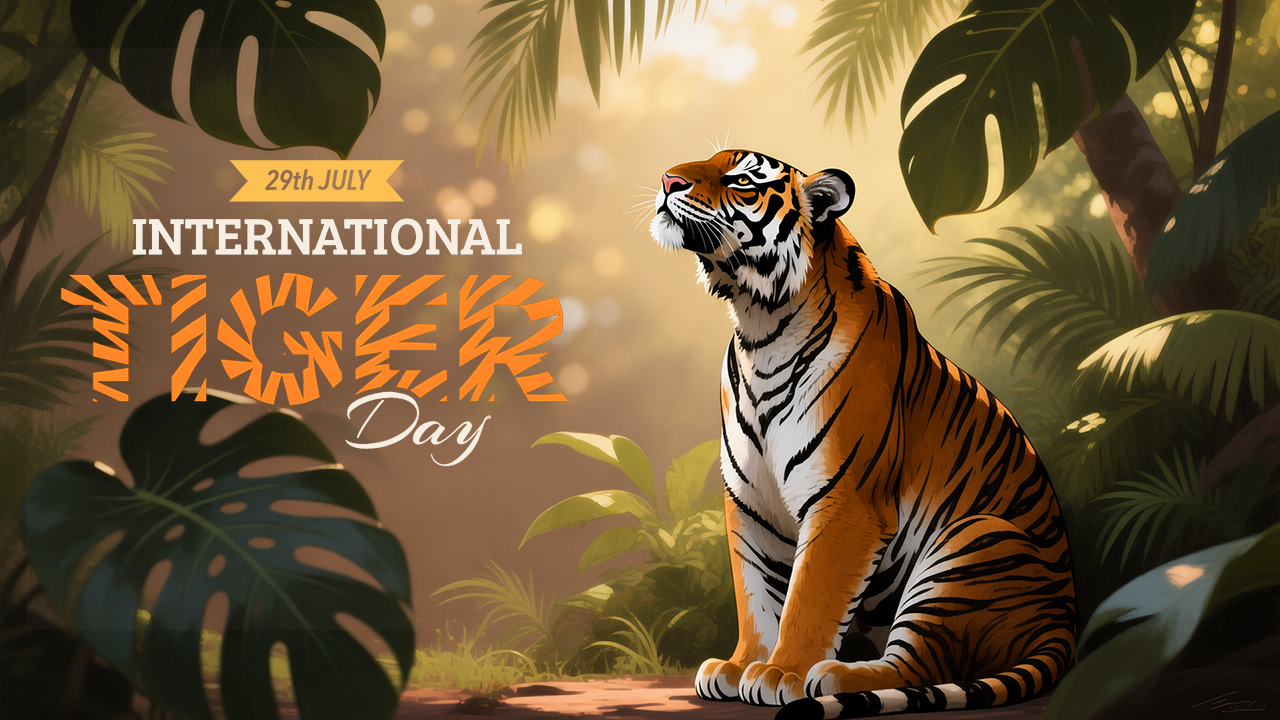 International Tiger Day Wallpaper - July 2026