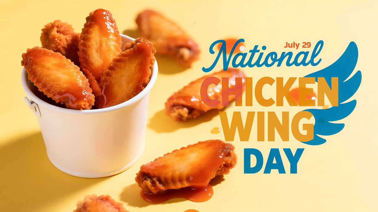 National Chicken Wing Day Wallpaper - July 2026