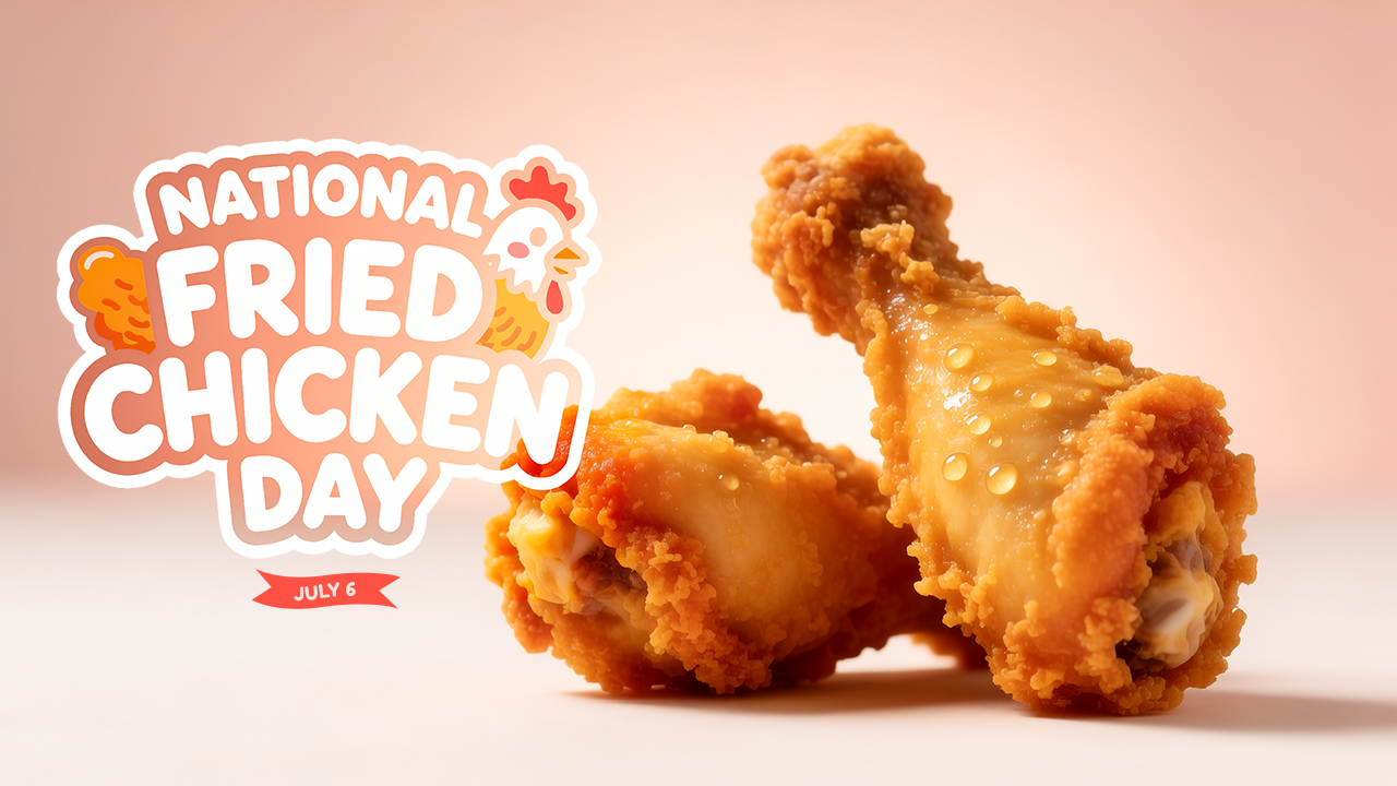 National Fried Chicken Day Wallpaper - July 2026