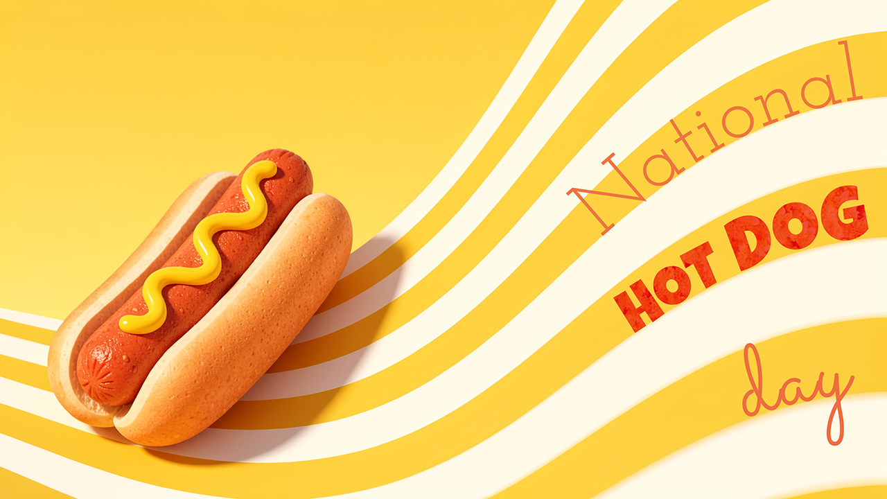 National Hot Dog Day Wallpaper - July 2026