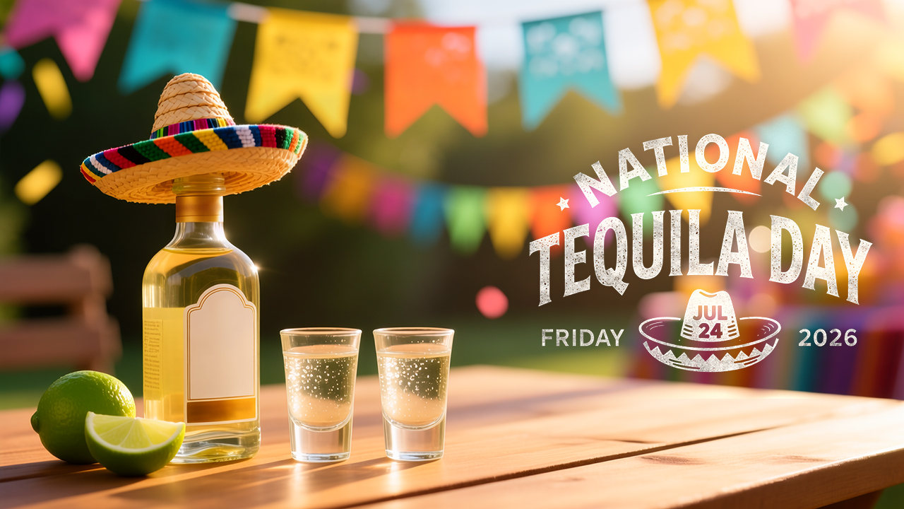 National Tequila Day Wallpaper - July 2026