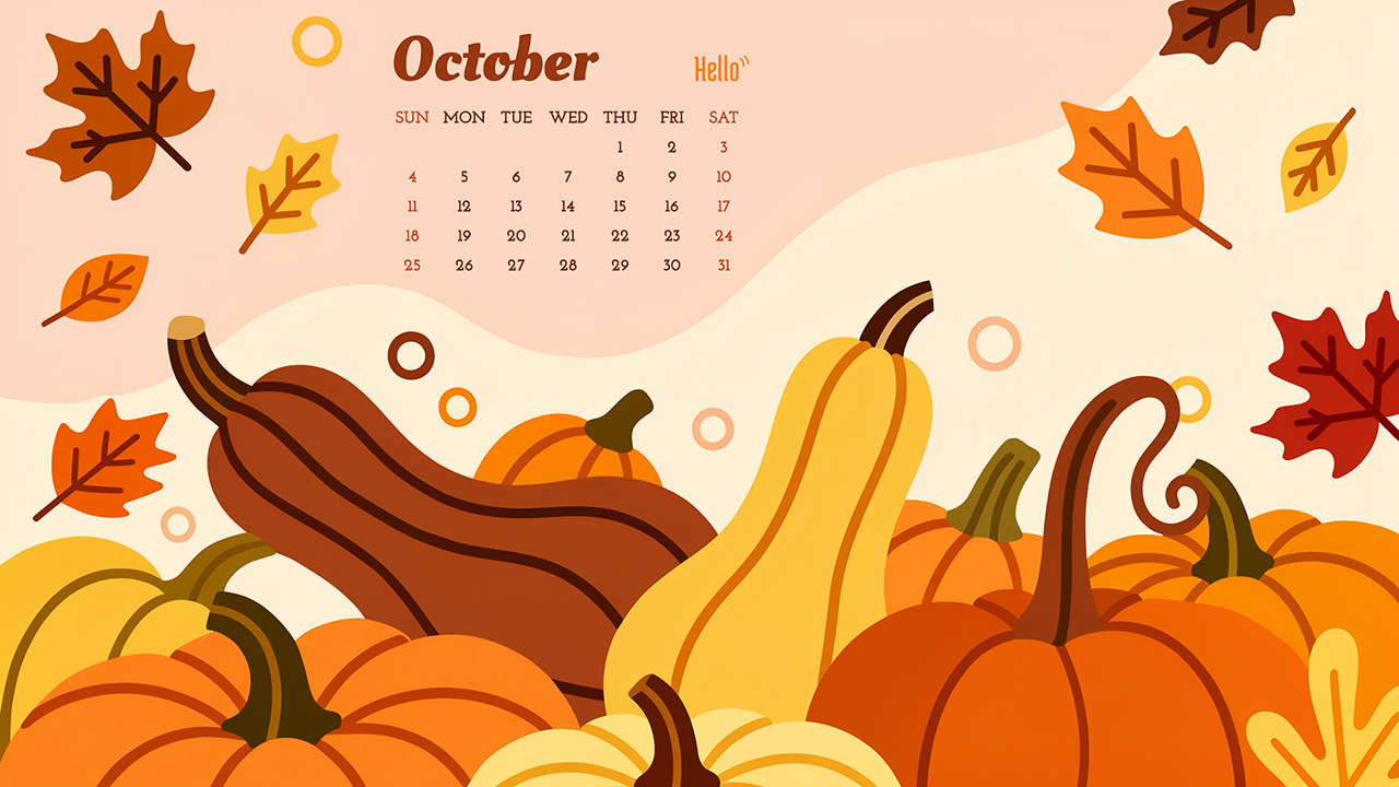Aesthetic 2026 October Wallpaper